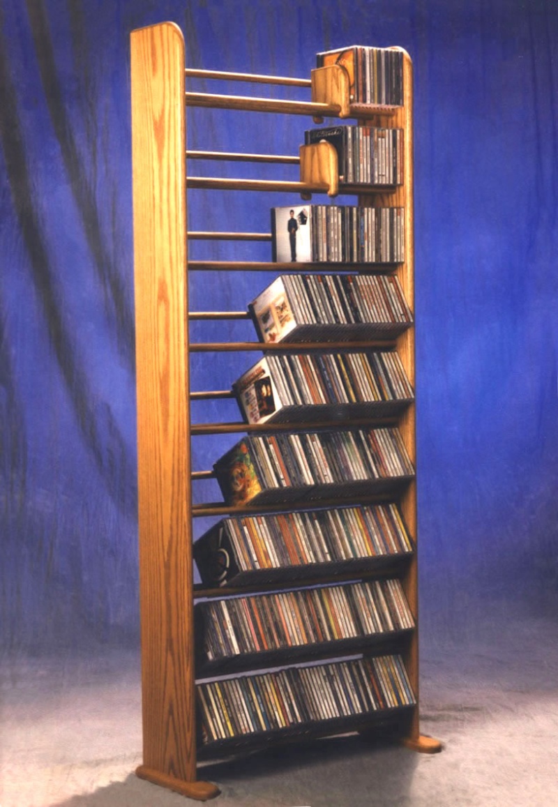 How To Build A Wooden Cd Storage Rack Plans DIY Free ...