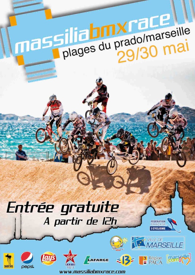 Massilia BMX race 29/30 mai 2010 - Plages du Prado / Marseille - Forum Tatouage et Piercing 