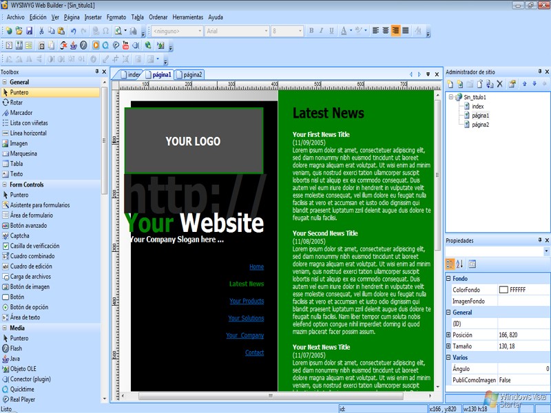 Wysiwyg web builder 6.5.6