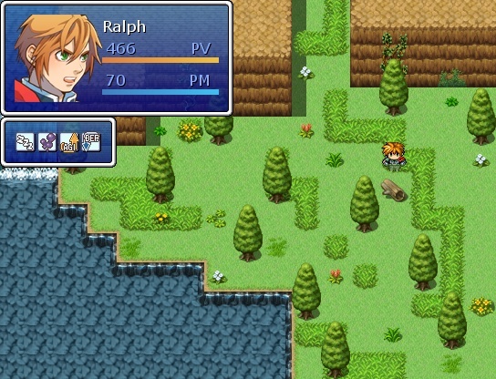 RPG maker диалоговое окно.