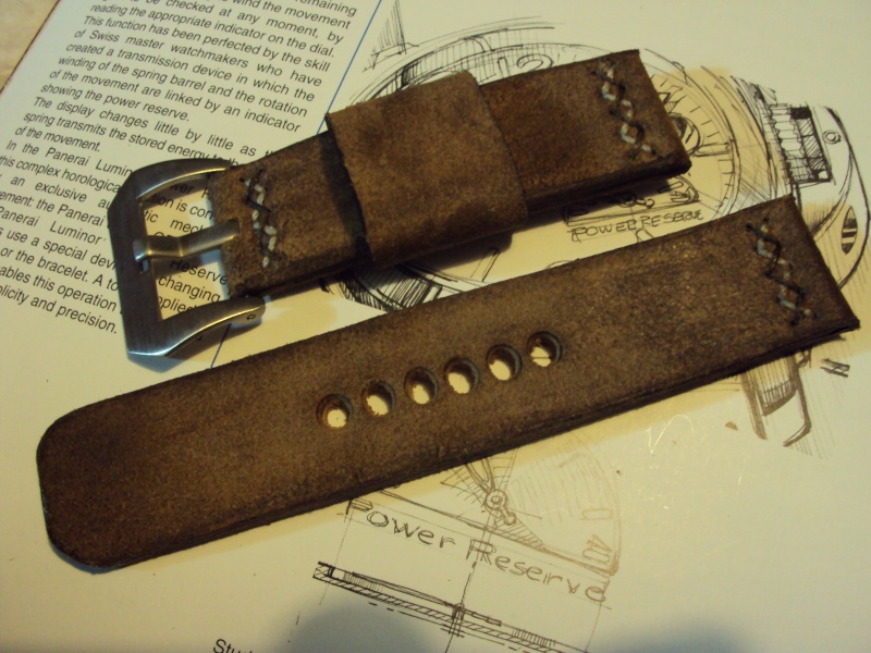 24mm Handmade Vintage Leather Strap ( SOLD ) | WatchUSeek Watch Forums