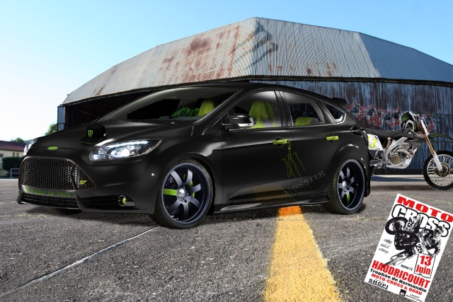 Monster energy ford focus